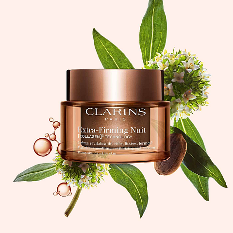 Clarins Extra-Firming Night Cream - Dry Skin Nachtcreme Gesicht 50 ml