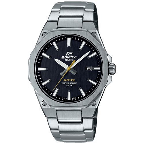 Casio EFR-S108D-1AVUEF Uhr Armbanduhr Männlich Quarz Silber