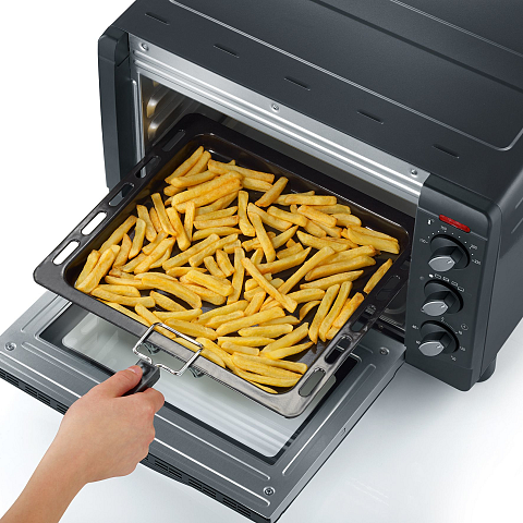 Severin TO 2067 Grillofen 20 l 1500 W Schwarz Grill