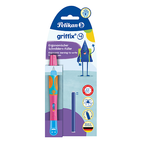 Pelikan griffix® Füller für Rechtshänder, Lovely Pink