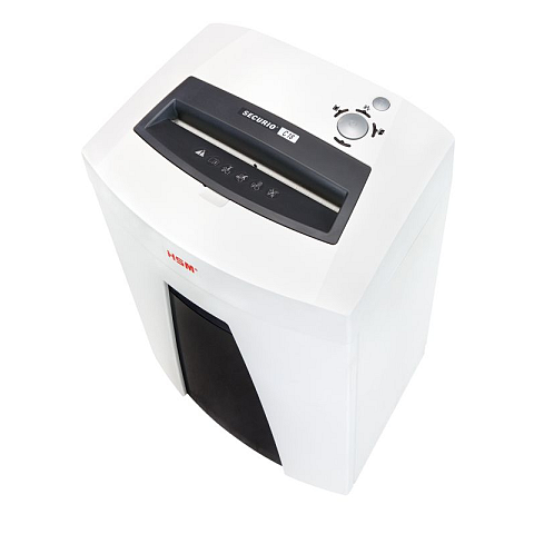 HSM Securio C18 3.9mm Aktenvernichter Streifenzerkleinerung 58 dB 23 cm Weiß