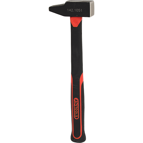 KS Tools 142.1051 Hammer Niethammer Schwarz, Rot