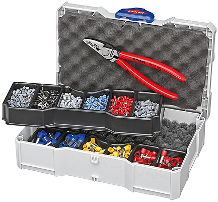 Knipex 97 90 06 Kabel-Crimper Crimpwerkzeug Rot