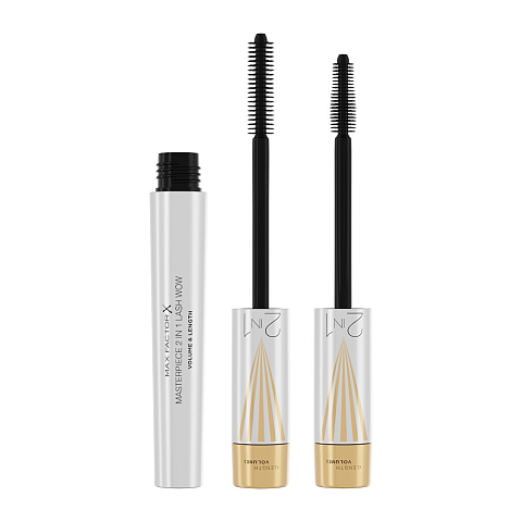 Max Factor Masterpiece 2 In 1 Lash WOW Mascara 001 Black 7 ml