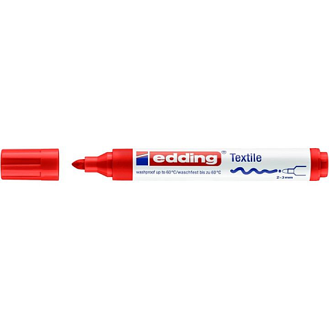 Edding 4500 Permanent-Marker Rundspitze Rot 1 Stück(e)