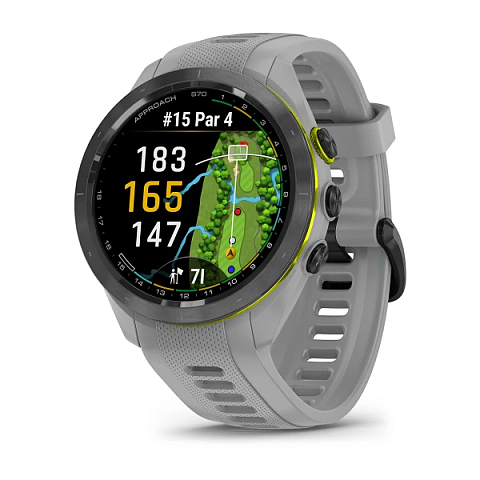 Garmin Approach S70 - 42 mm 3,05 cm (1.2") AMOLED Digital 390 x 390 Pixel Touchscreen Grau WLAN GPS