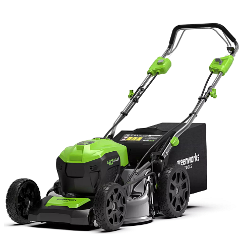 Greenworks GD40LM46SP Schieberasenmäher Akku Schwarz, Grün