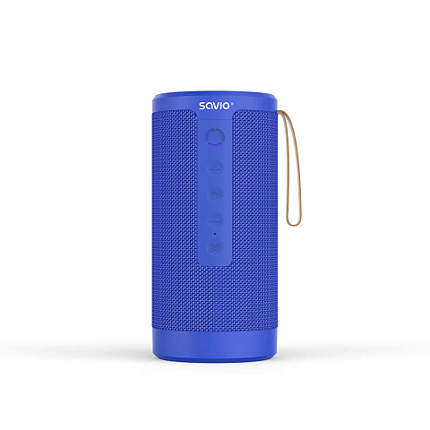 Savio BS-031 portable bluetooth wireless speaker 10W blue 1-Weg Blau Verkabelt & Kabellos