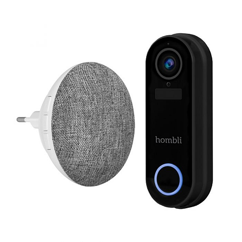 Hombli Smart Doorbell Pack Schwarz, Weiß