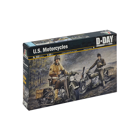 Italeri U.S. Motorcycles Motorradmodell Montagesatz 1:35