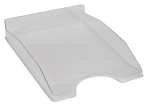 Q-CONNECT KF04195 Schreibtischablage Polystyrene Transparent