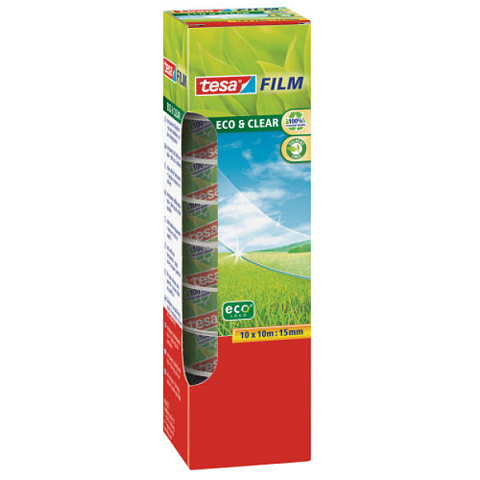 TESA 57070-00000-00 Schreibwaren-Klebeband 10 m Transparent 10 Stück(e)