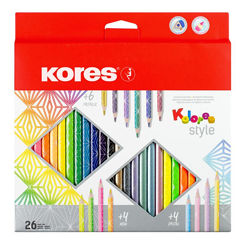 Kores Kolores Style Mehrfarbig 26 Stück(e)