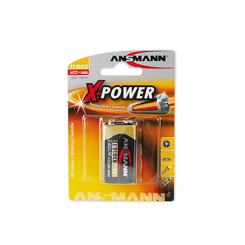 Ansmann 9V-Block Einwegbatterie Alkali