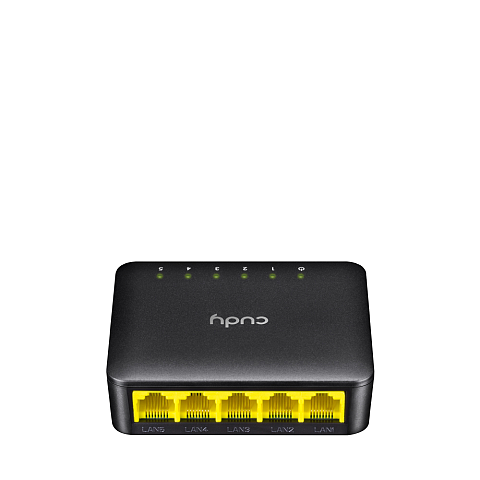 Cudy GS105D Netzwerk-Switch Gigabit Ethernet (10/100/1000) Schwarz