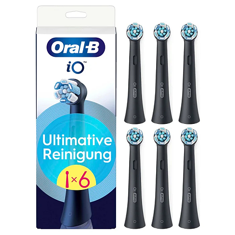 Oral-B iO Ultimative Reinigung 6 Stück(e) Schwarz