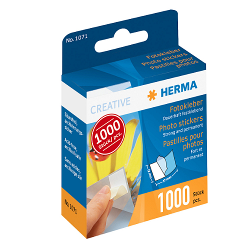 HERMA 4008705010719 Fotoecke 1000 Stück(e) Weiß