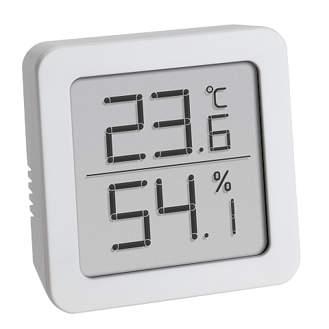 TFA-Dostmann 30.5051.02 Hygrometer/Psychrometer Drinnen Elektronisches Hygrometer Weiß