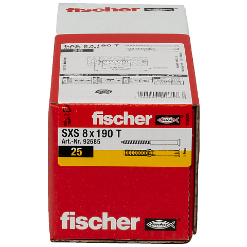 Fischer 92685 Schraubanker/Dübel 25 Stück(e)
