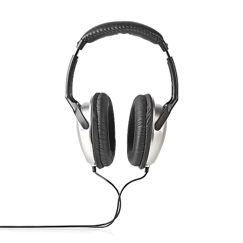 Nedis HPWD1200BK Kopfhörer & Headset Kabellos Kopfband Silber, Schwarz