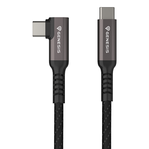 GENESIS NVC-2219 USB Kabel USB 3.2 Gen 2 (3.1 Gen 2) 5 m USB C Schwarz, Grau