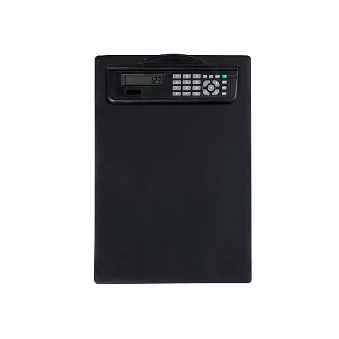 MAUL A4 Clipboard Taschenrechner Tasche Einfacher Taschenrechner Schwarz