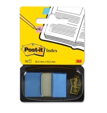 Post-It 680-23 Tab-Register Leerer Registerindex Polyester Blau