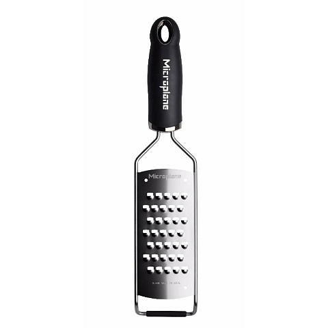 Microplane 45008 Flache Reibe Schwarz, Edelstahl