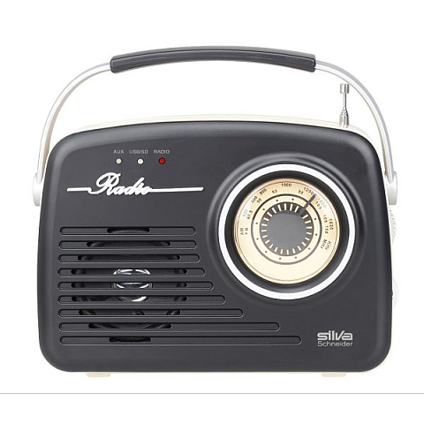 Silva Schneider 243017 Radio Tragbar Analog Schwarz