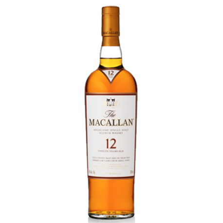 Macallan 12 Year Old Sherry Oak Single Malt Whiskey 0,7 l Schottland