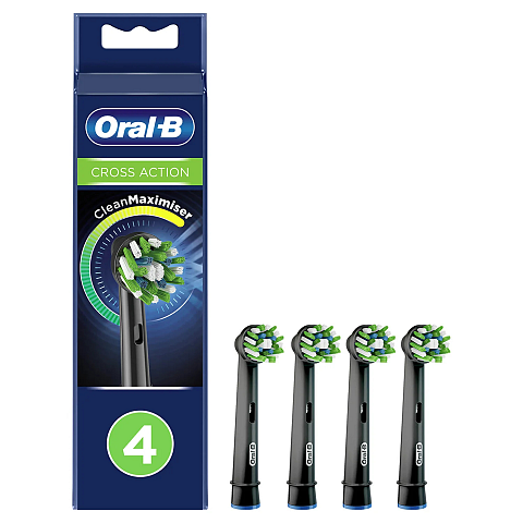 Oral-B Pro Cross Action 4 Stück(e) Schwarz