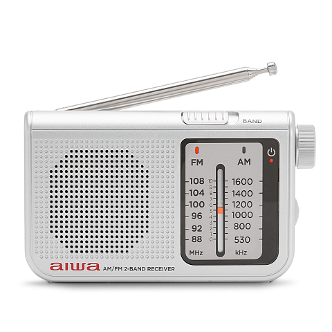 Aiwa RS-55SL Radio Persönlich Analog Silber