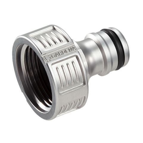 Gardena 18241-50 Anschlussteil für Wasserschlauch Schlauchanschluss Metall Silber 1 Stück(e)