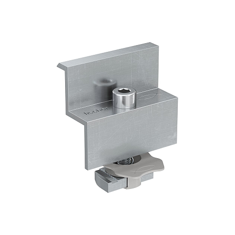 Fischer 571219 Schraubzwinge Endklemme 3,5 cm Aluminium