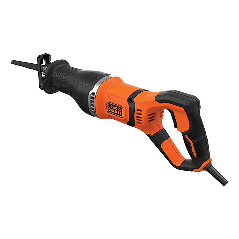Black & Decker BES301-QS Säbelsäge 2800 SPM 750 W Schwarz, Orange