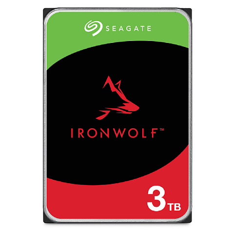 Seagate IronWolf ST3000VN006 Interne Festplatte 3 TB 5400 RPM 256 MB 3.5" Serial ATA III