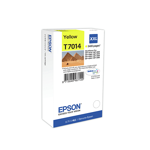 Epson Tintenpatrone XXL Yellow 3.4k