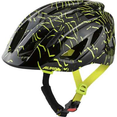 Alpina Sports PICO black-neon yellow gloss 50-55 Schwarz, Gelb