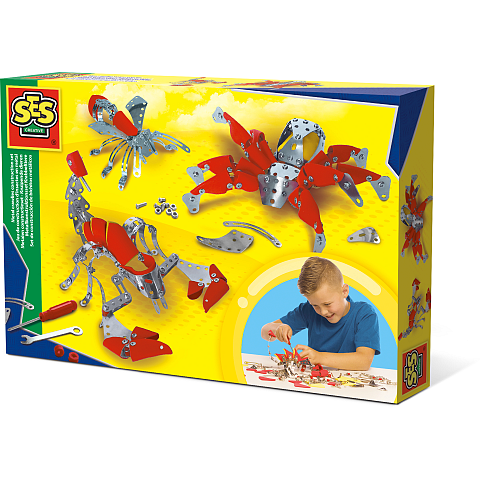 SES Creative Metallkonstruktionsset Krabbeltiere