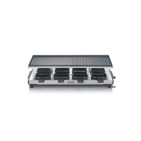 Severin RG 2375 Raclette Grill 1700 W Schwarz, Edelstahl