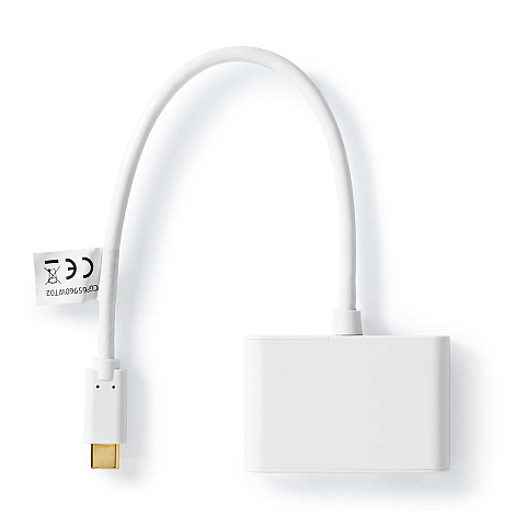 Nedis CCGP65960WT02 USB-Grafikadapter Weiß