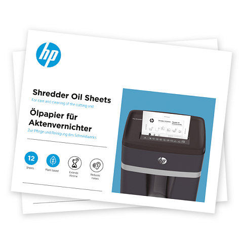 HP 9133 Aktenvernichter-Zubehör Schmierstoffblätter 12 Stück(e)