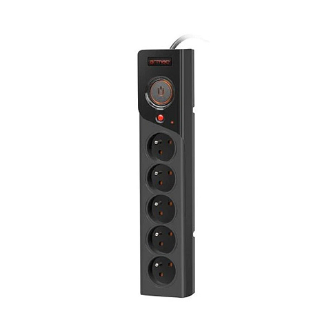 Armac Z5 Schwarz 5 AC-Ausgänge 250 V 5 m