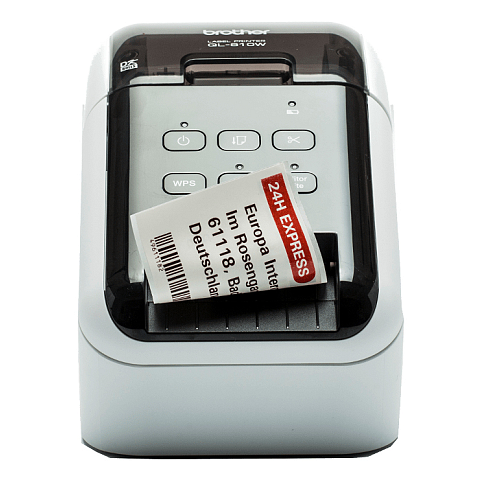 Brother QL-810W Etikettendrucker Thermodirekt Farbe 300 x 600 DPI 176 mm/sek Verkabelt & Kabellos DK WLAN