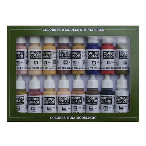 Vallejo 70.125 Acrylfarbe 17 ml 16 Stück(e)
