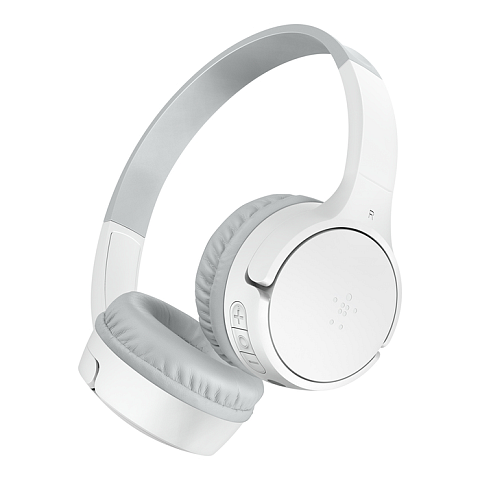 Belkin SoundForm Mini Kopfhörer Kabellos Kopfband Anrufe/Musik USB Typ-C Weiß