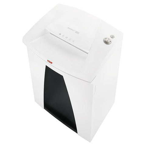 HSM SECURIO B34 4.5x30mm Aktenvernichter Partikelschnitt-Zerkleinerung 56 dB 31 cm Weiß