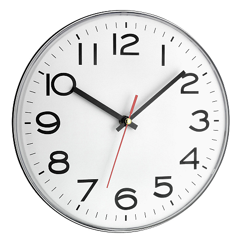 TFA-Dostmann 60.3017 Wand- /Tischuhr Quarzuhr Kreis Grau, Weiß