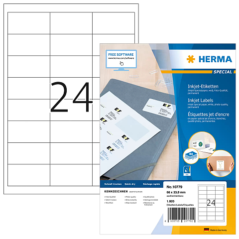 HERMA 10779 Druckeretikett