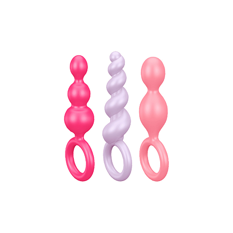 Satisfyer Booty Call Anal-Perlen Pink, Violett, Rot Silikon 3 Stück(e)